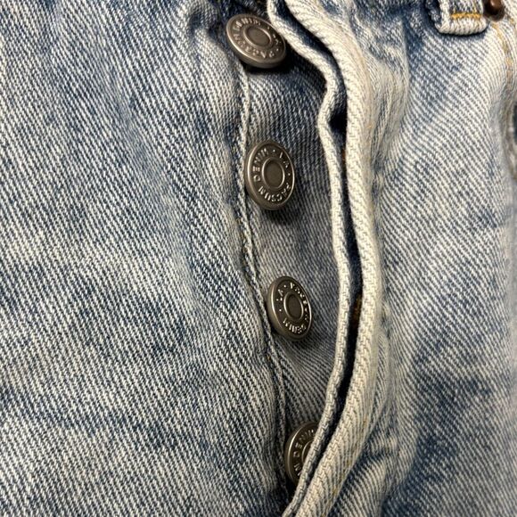 PacSun Light Blue Distressed Flare Jeans Size 24 - Picture 3 of 7